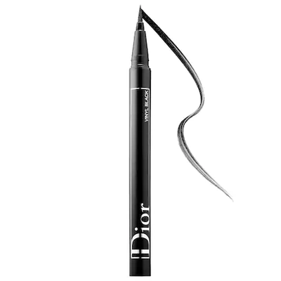 Shop Dior Show On Stage Liquid Eyeliner 096 Vinyl Black .01 oz/ 0.55 ml