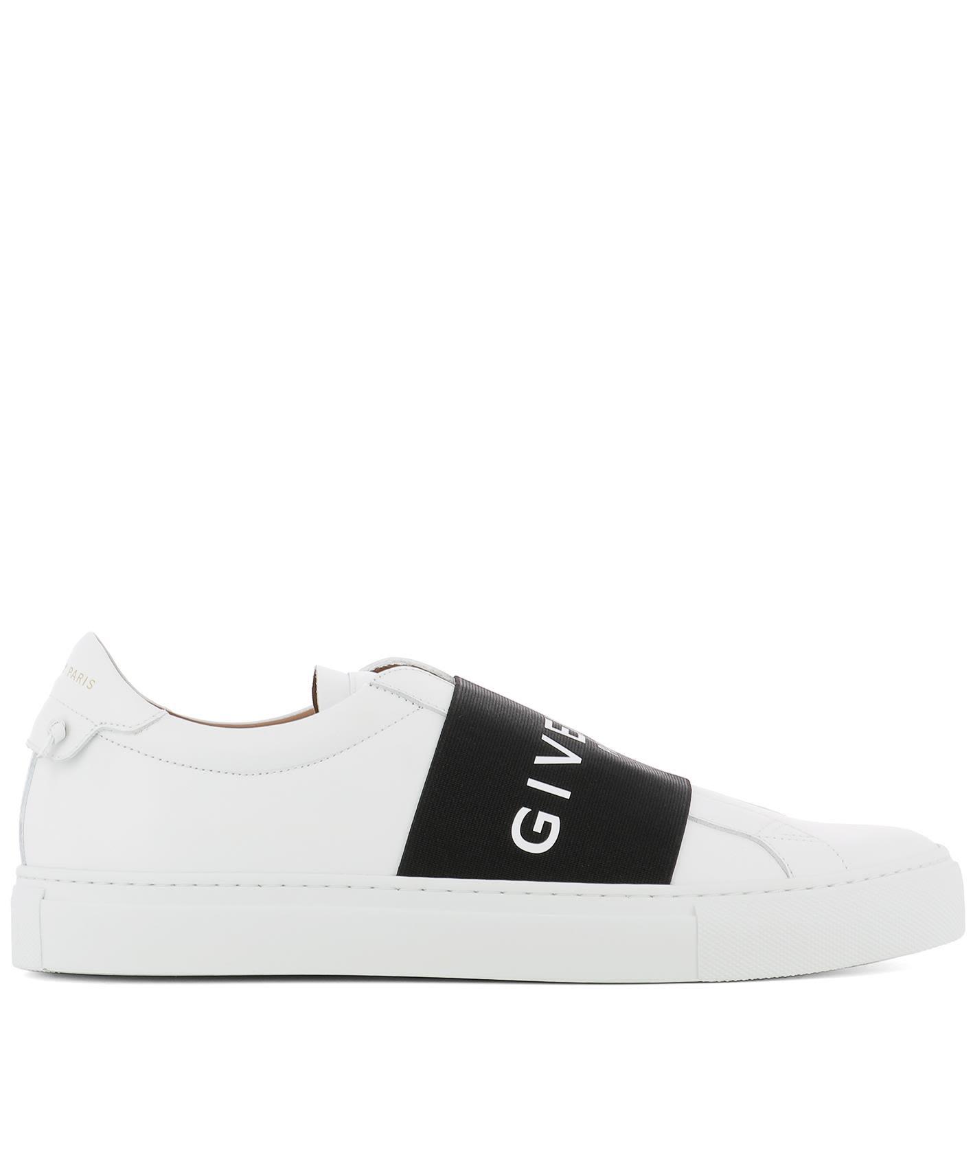 givenchy black elastic urban knots sneakers