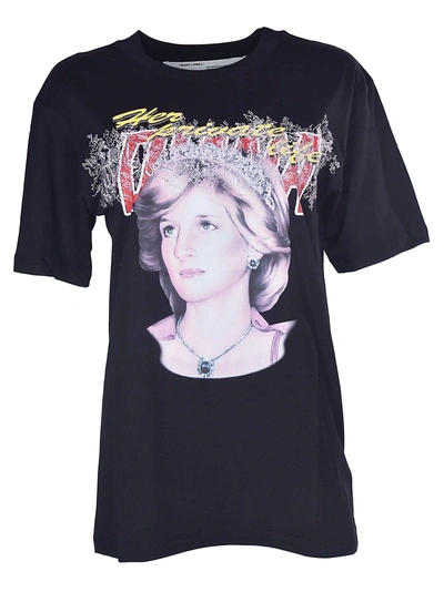 Shop Off-white Lady Diana Print T-shirt