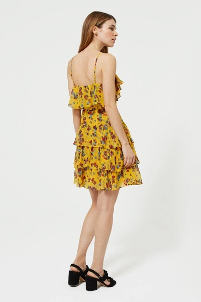 Shop Rebecca Minkoff Marla Dress In Yellow Multi