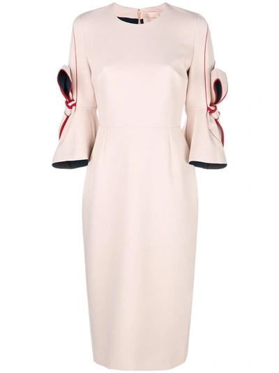 Shop Roksanda Bow-tied Midi Dress