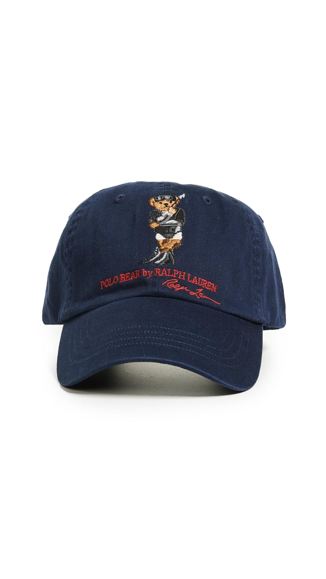 polo bear cotton chino cap