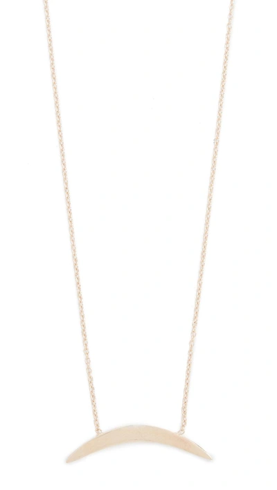 Shop Ariel Gordon Jewelry Arc Geo Necklace In Gold