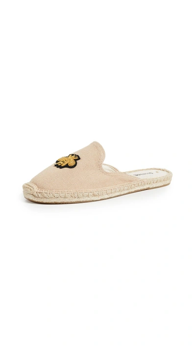 Shop Soludos Bees Beaded Mules In Sand