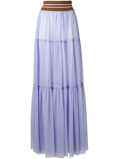 Shop Circus Hotel Paneled Tulle Skirt - Purple In Pink & Purple