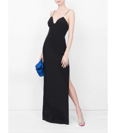 Shop Balmain Black Maxi Dress