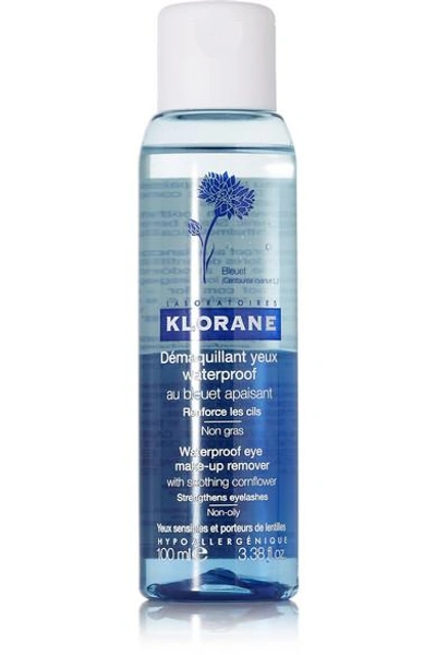 Shop Klorane Waterproof Eye Makeup Remover With Soothing Cornflower, 100ml - Clear