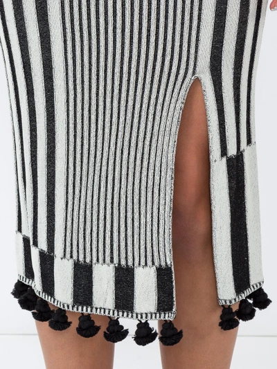 Shop Altuzarra Stripe Midi Skirt