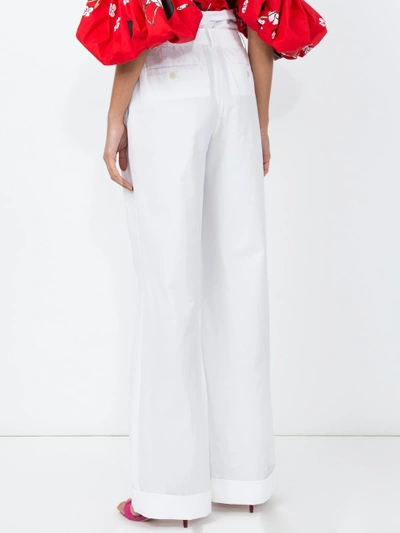 Shop Alexander Wang Pleat Front Trousers