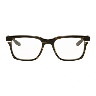 Shop Dita Tortoiseshell Avec Glasses In Drkwood/sil