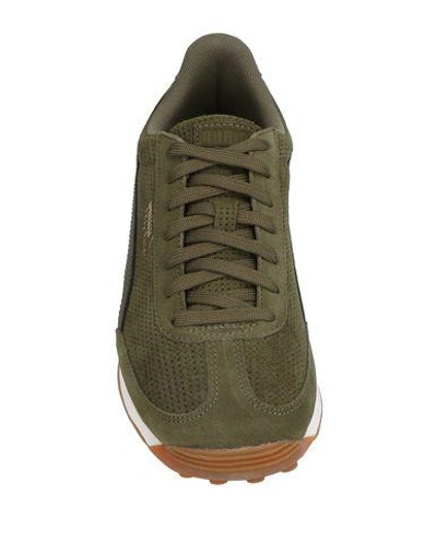 Shop Puma Sneakers In Military Green