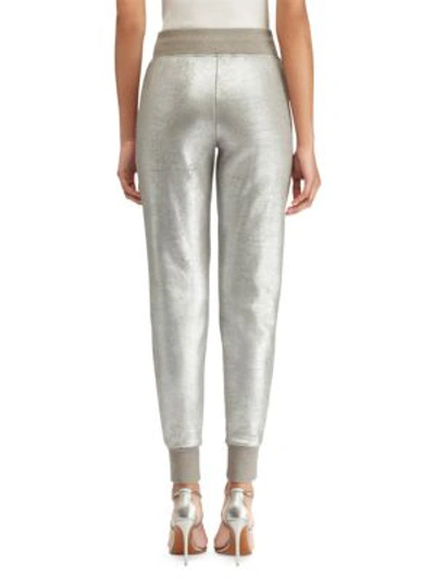 Shop Ralph Lauren Taryn Jogger Pants In Grey