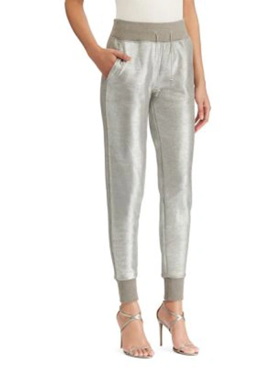 Shop Ralph Lauren Taryn Jogger Pants In Grey