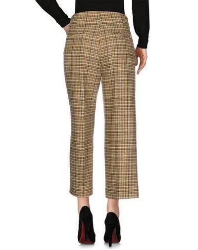 Shop Ottod'ame Casual Pants In Yellow