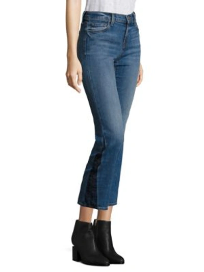 Shop J Brand Selena Cropped Bootcut Jeans/ascension