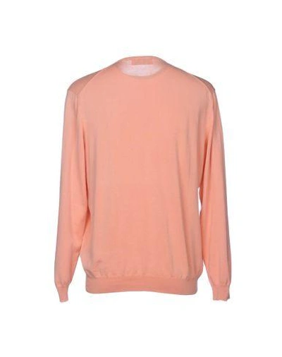 Shop Della Ciana Sweaters In Salmon Pink