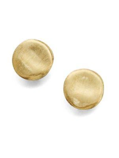 Shop Marco Bicego Jaipur 18k Yellow Gold Button Earrings