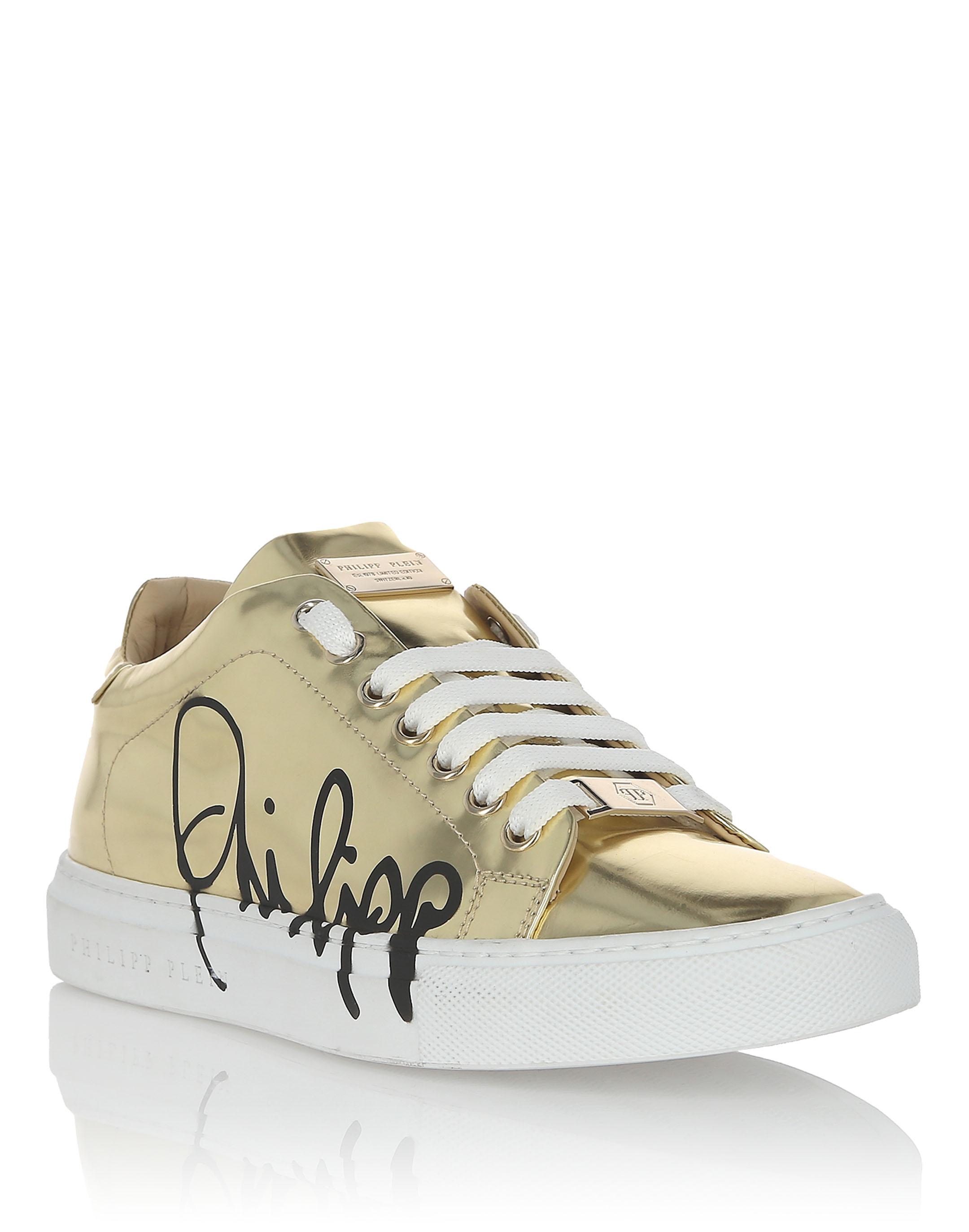 philipp plein gold sneakers