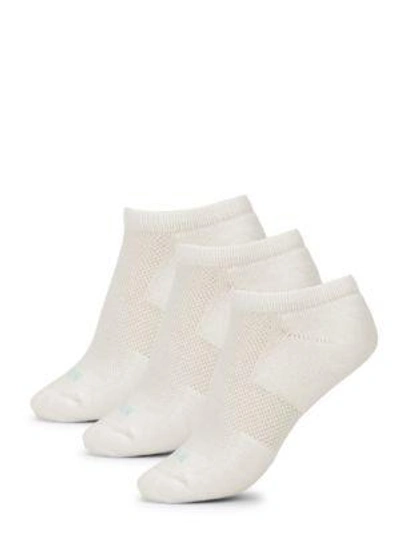 Shop Hue Women's Soft Cushioned Sock Set In White