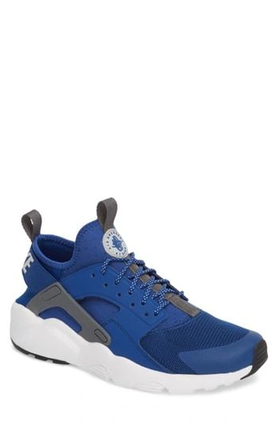 Shop Nike 'air Huarache Run Ultra' Sneaker In Gym Blue/ Wolf Grey/ White