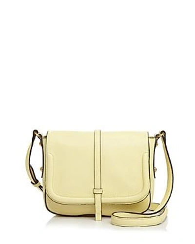 Shop Annabel Ingall Allisyn Leather Crossbody - 100% Exclusive In Pale Yellow/gold