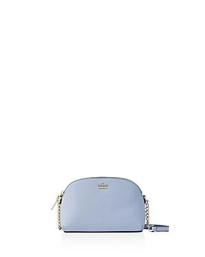 Shop Kate Spade New York Cameron Street Hilli Leather Crossbody In Morning Dawn Blue/gold