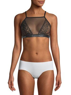 calvin klein high neck bralette