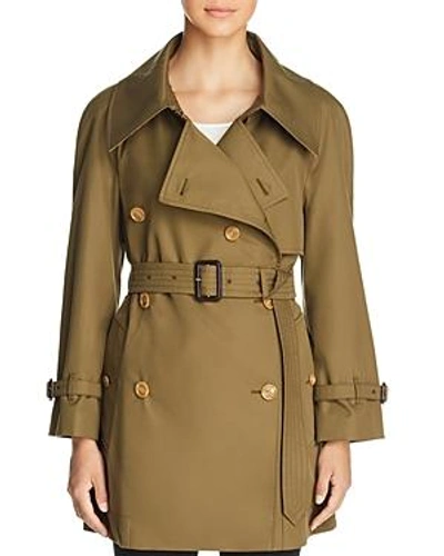 Shop Burberry Fortingall Trench Coat In Military Olive