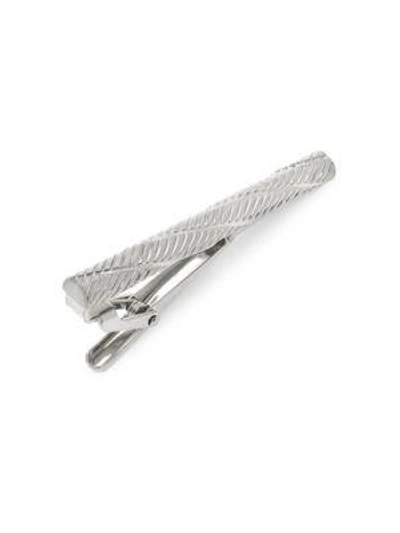 Shop Ike Behar Twist Tie Clip In Silver