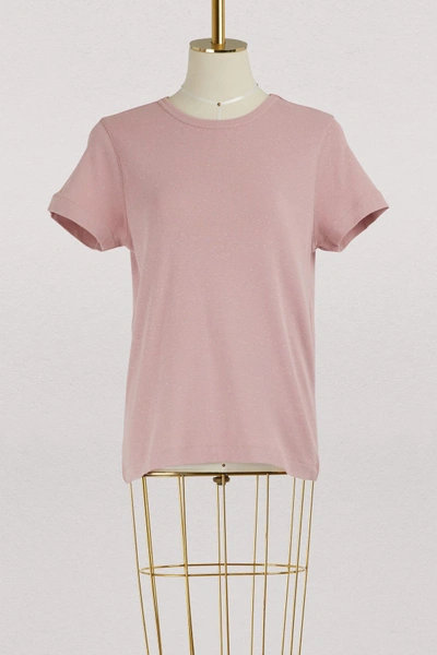 Shop Apc Daniella T-shirt In Rose Pale