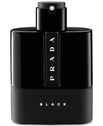 Shop Prada Luna Rossa Black Eau De Parfum Spray, 3.4-oz. In No Color