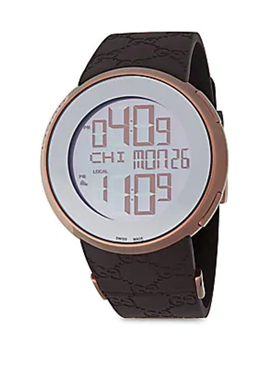 Shop Gucci Dual-zone Digital Watch/brown