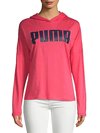 Shop Puma Urban Sports Hoodie In Pink