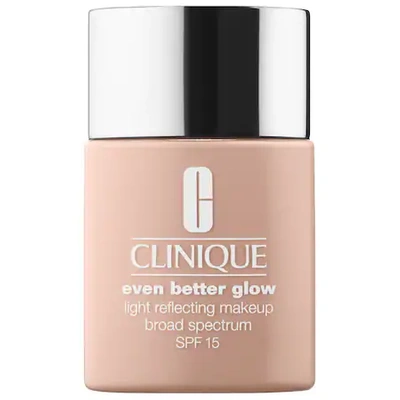 Shop Clinique Even Better&trade; Glow Light Reflecting Makeup Broad Spectrum Spf 15 Foundation Breeze 1 oz/ 30 ml