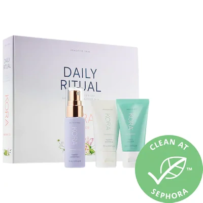 Shop Kora Organics Daily Ritual Kit For Sensitive Skin