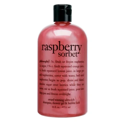 Shop Philosophy Raspberry Sorbet 16 oz/ 480 ml