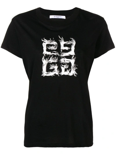 Shop Givenchy 4g T In Black