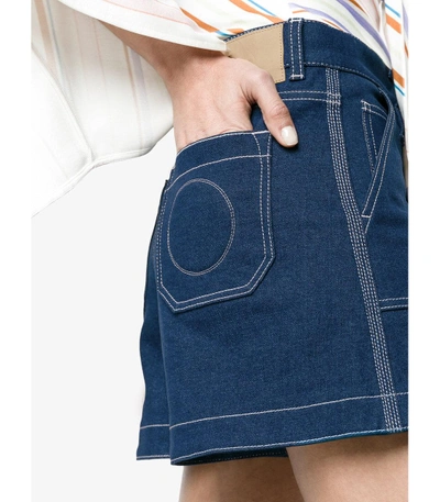 Shop Chloé Blue A-line Denim Shorts