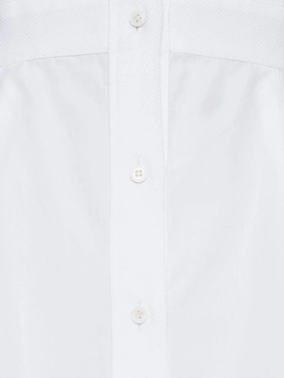 Shop Alexander Mcqueen Sleeveless Poplin Shirt In White