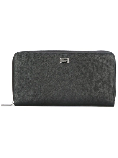 Shop Dolce & Gabbana Dauphine Leather Long Wallet
