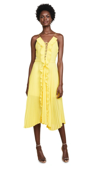 Shop Delfi Collective Gwen Dress In Yellow