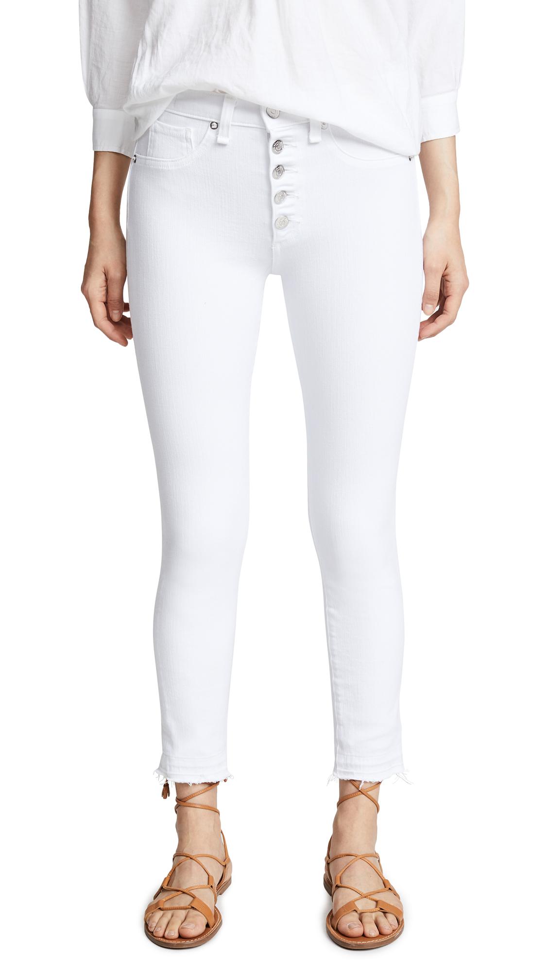 veronica beard white jeans