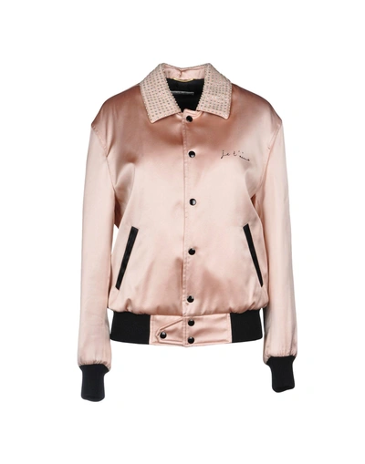 Shop Saint Laurent Jackets In Pink