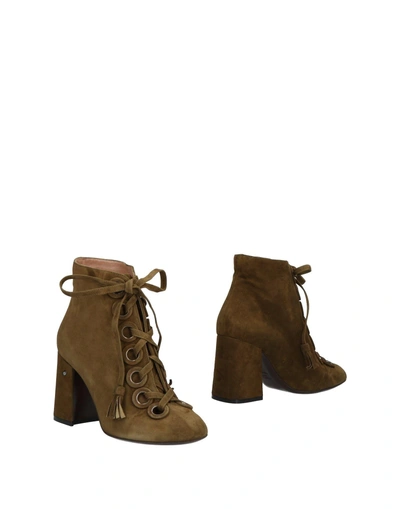 Shop Laurence Dacade Ankle Boot In Military Green
