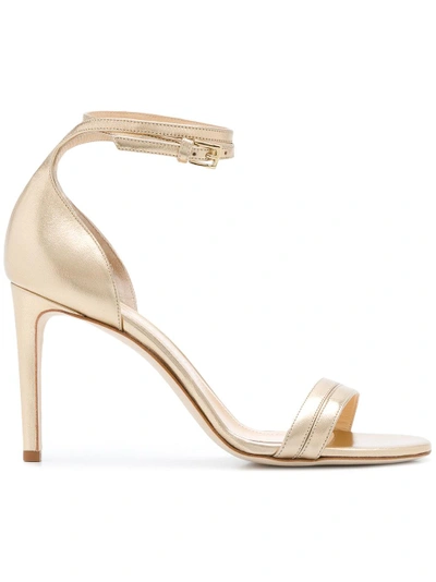 Shop Chloe Gosselin Narcissus Sandals In Metallic