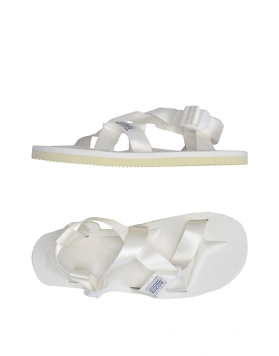 Shop Suicoke Sandals In White