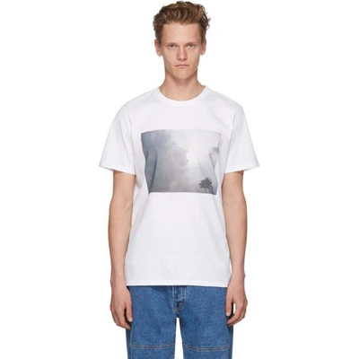 Shop A.p.c. White Tropicool T-shirt In Aab Blanc