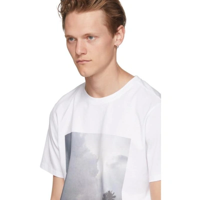 Shop Apc A.p.c. White Tropicool T-shirt In Aab Blanc