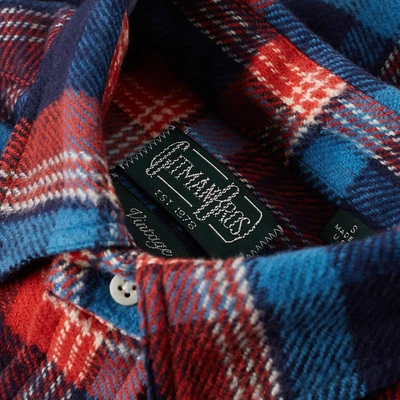 Shop Gitman Vintage Triple Yarn Shirt In Blue
