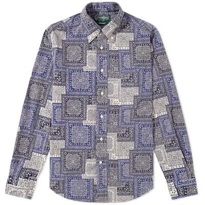 Shop Gitman Vintage Paisley Blues Shirt